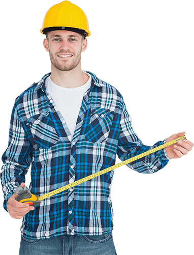 замерщик с рулеткой